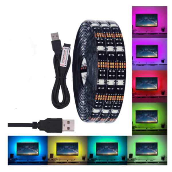 USB RGB Strip Light - LED STRIP LIGHTS