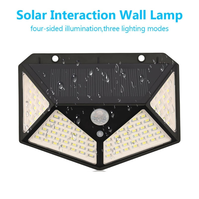 Image of SOLAR WALL LAMP 100 LED
