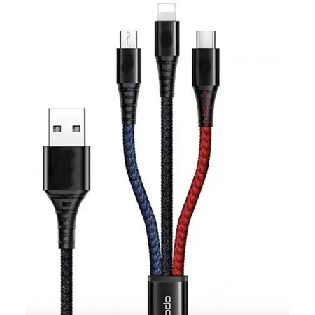 Image of Multi-colour 3-in-1 Cable