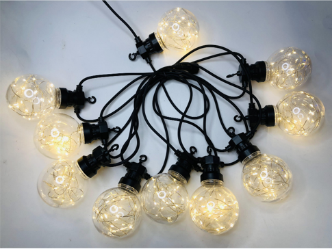 Image of Solar Led String Lights Warm White 4020