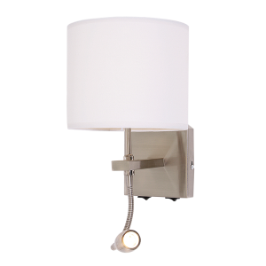 BRIGHTSTAR WB032/2 SATIN WALL LAMP