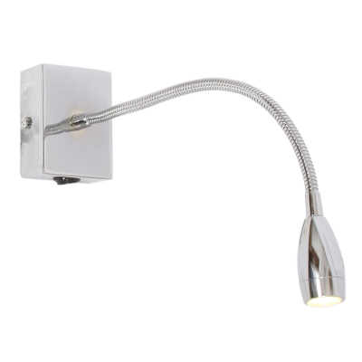 BRIGHTSTAR WB041/1 CHROME WALL LAMP