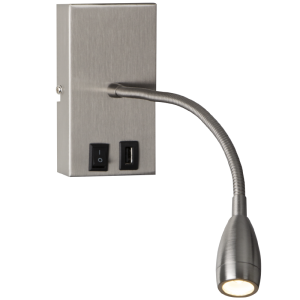 BRIGHTSTAR WB173/1 USB WALL LAMP