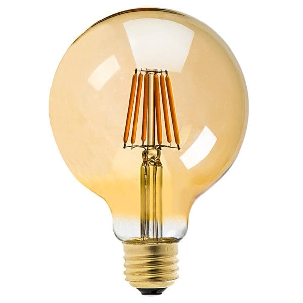Filament G125 Led Bulb 6w Warm White - Image 2