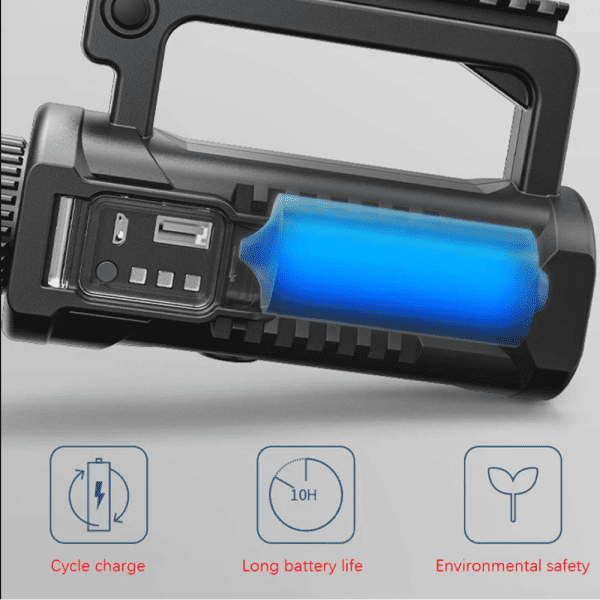 Multifunctional Rechargeable Searchlight - Q-l445 - Image 4