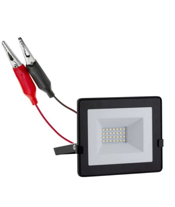 Flood Light Led 50w - 12v Dc With Clamps for Battery