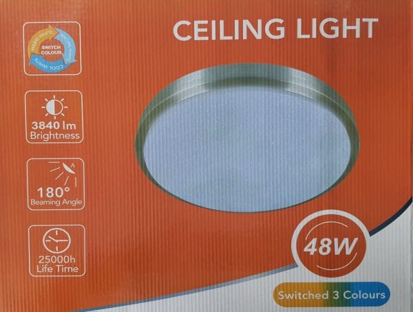 48w Ceiling Light - 3 Colours Ce110/450 clear - Image 2