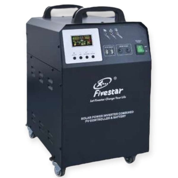 Fivestar Hybrid Inverter Trolley Sp1000w 12v Pwm Deep Cycle Gel Portable