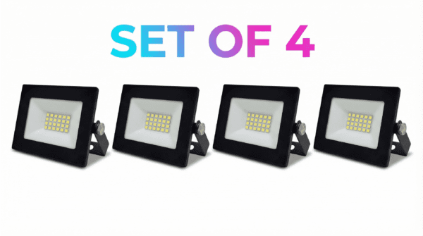 Set of 4 - Flood Light Led 10w (Hello Today)