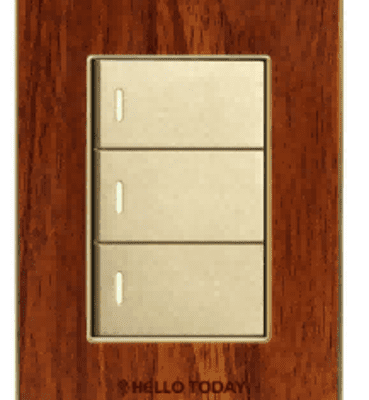 3 Lever Switch Wood 2x4 - Hello Today
