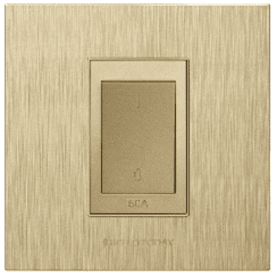 50a 2p Stove Isolator Gold Design 4x4 - Hello Today