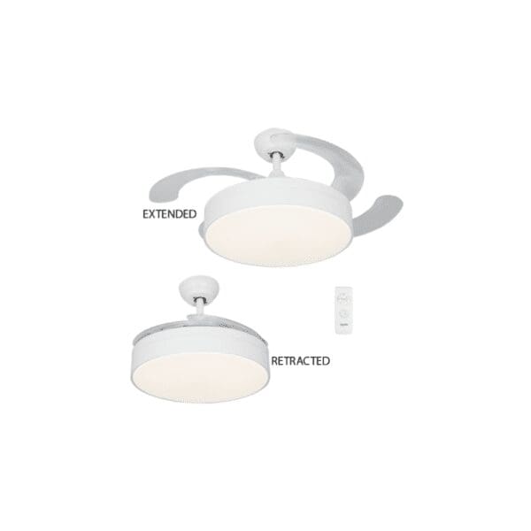 Brightstar Foldable Blade Ceiling Fan White Fcf055