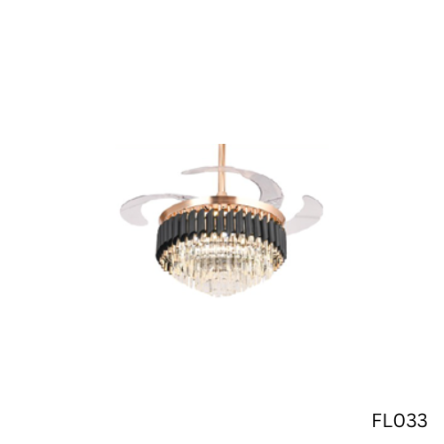 Image of Ceiling Fan Light with Foldable Blades - Fivestar FL033