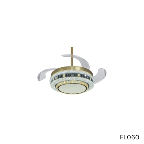 Image of Ceiling Fan Light with Foldable Blades - Fivestar FL060