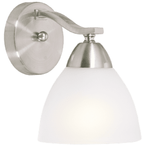 BRIGHTSTAR WB167/1 SATIN WALL LAMP