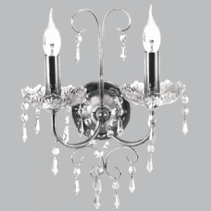 Image of BRIGHTSTAR WB388/2 CHROME WALL LAMP