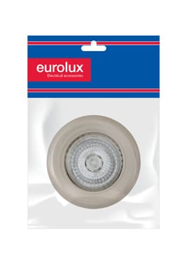 EUROLUX DOWNLIGHT GU10 SAT/CHR PAR16 50W 220V (PP)