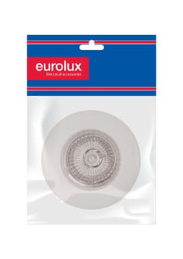 EUROLUX DOWNLIGHT GU10 WHITE PAR16 50W 220V (PP)
