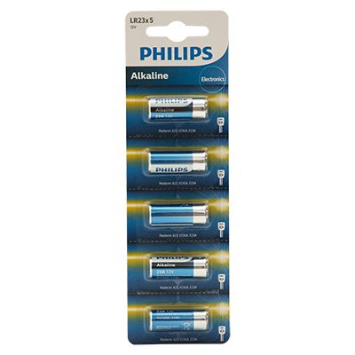 Image of Philips LR23 Alkaline Battery 12V 5 Blister AV712