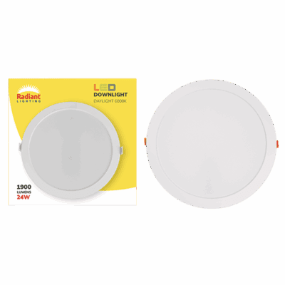 Radiant Down Light White LED 24w 6000K - RD326DL
