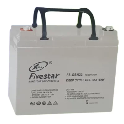 Fivestar 33AH 12V Gel Battery FS-GBN33