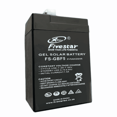 Fivestar 5AH 6V Gel Battery FS-GBN5