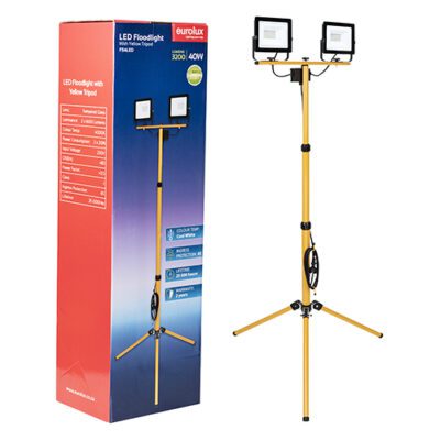 Eurolux Portable Floodlight & Tripod LED  2x20w - FS4LED