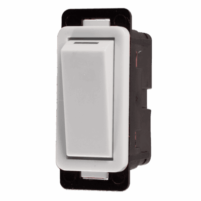 Crabtree Classic 1 Way 20A Switch White Clip in