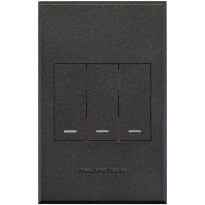 VETi 3 POLA - Three Lever Bell Press Switch - Graphite/Graphite Complete