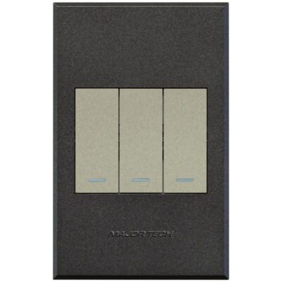 VETi 3 POLA - Three Lever Bell Press Switch - Titanium/Graphite Complete