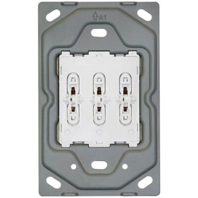 VETi 3 POLA - Three Lever 1x Two-Way & 2x Bell Press Switch - Monoblock