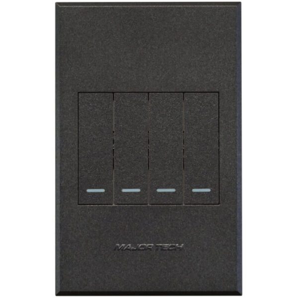 VETi 3 POLA - Four Lever Two-Way Switch - Graphite/Graphite Complete