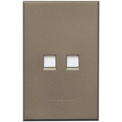 VETi 3 POLA - Dual Data Socket (RJ45 - Cat 6) - Bronze Complete