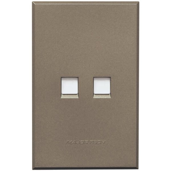 VETi 3 POLA - Dual Data Socket (RJ45 - Cat 6) - Bronze Complete