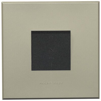 VETi 3 POLA - 45A Triple Pole Isolator Switch - Graphite/Titanium Complete