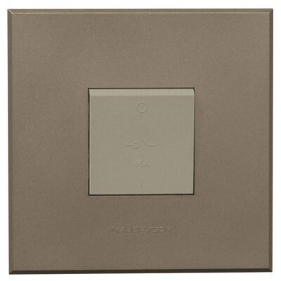 VETi 3 POLA - 45A Triple Pole Isolator Switch - Titanium/Bronze Complete