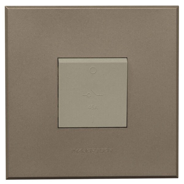 VETi 3 POLA - 45A Triple Pole Isolator Switch - Titanium/Bronze Complete
