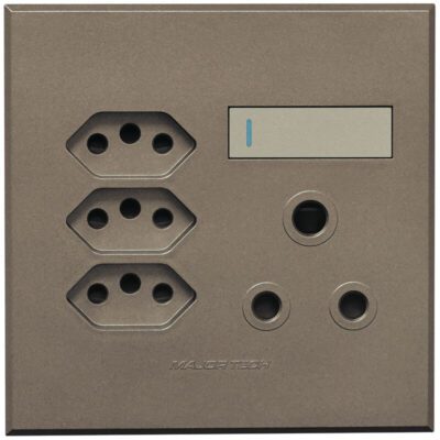 VETi 3 POLA - Single RSA, Triple V-Slim Socket - Titanium/Bronze Complete