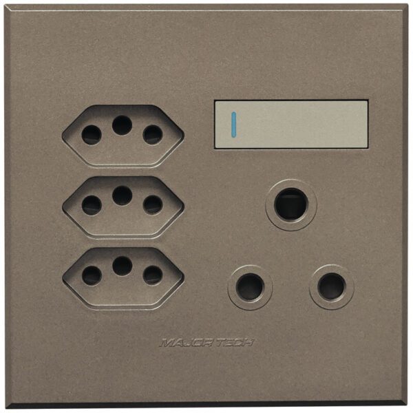 VETi 3 POLA - Single RSA, Triple V-Slim Socket - Titanium/Bronze Complete