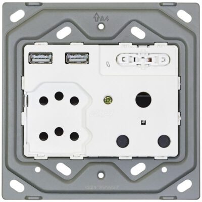 VETi 3 POLA - USB, V-Slim & RSA Socket - Monoblock