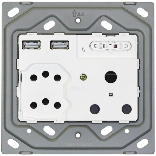 VETi 3 POLA - USB, V-Slim & RSA Socket - Monoblock