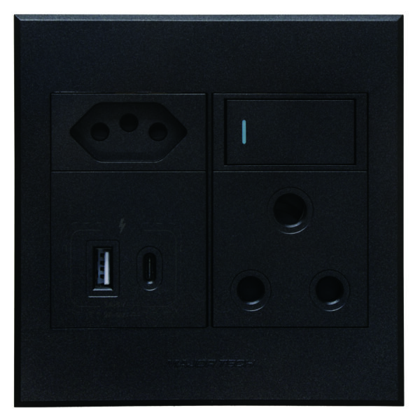 VETi 3 AURA - USB A & C Socket - Graphite/Graphite Complete