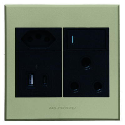 VETi 3 AURA - USB A & C Socket - Graphite/Titanium Complete
