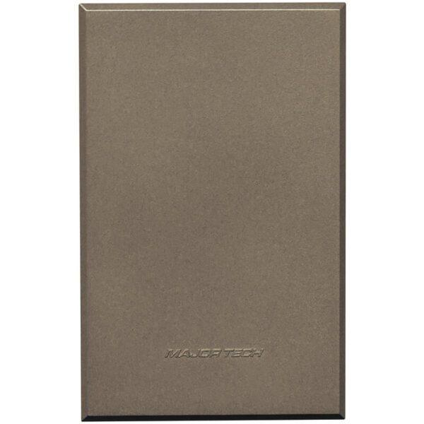 VETi 3 POLA - Blank Cover Plates with Fixing Frame (50x100mm) - Bronze Complete