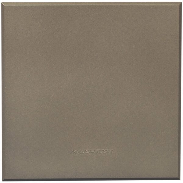 VETi 3 POLA - Blank Cover Plates with Fixing Frame (100x100mm) - Bronze Complete