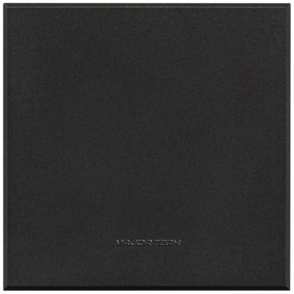 VETi 3 POLA - Blank Cover Plates with Fixing Frame (100x100mm) - Graphite Complete