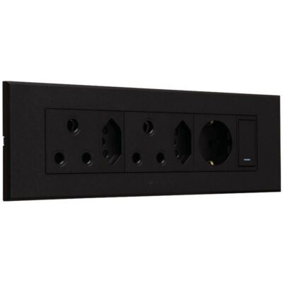 VETi 3 AURA - RSA, V-Slim & Schuko Omni Cluster - Graphite/Graphite Complete
