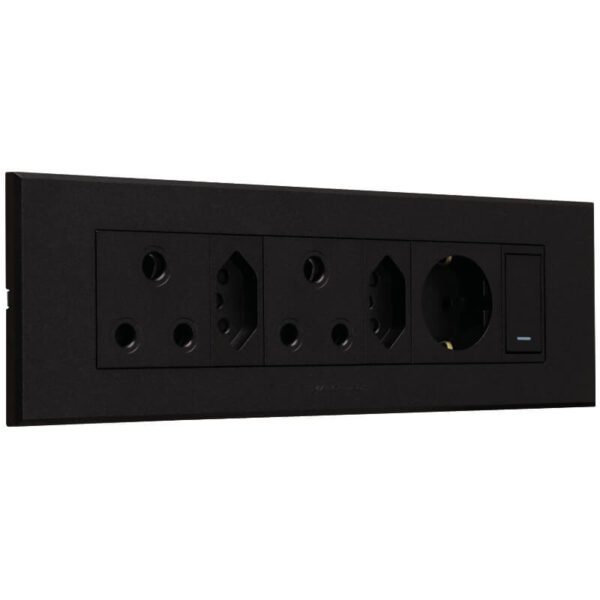 VETi 3 AURA - RSA, V-Slim & Schuko Omni Cluster - Graphite/Graphite Complete