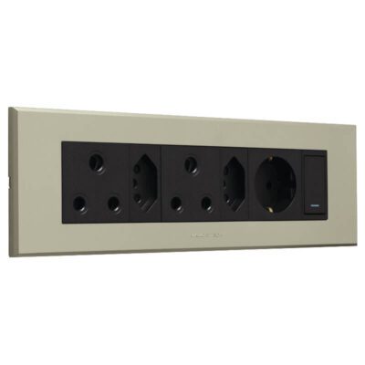 VETi 3 AURA - RSA, V-Slim & Schuko Omni Cluster - Graphite/Titanium Complete