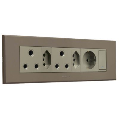 VETi 3 AURA - RSA, V-Slim & Schuko Omni Cluster - Titanium/Bronze Complete